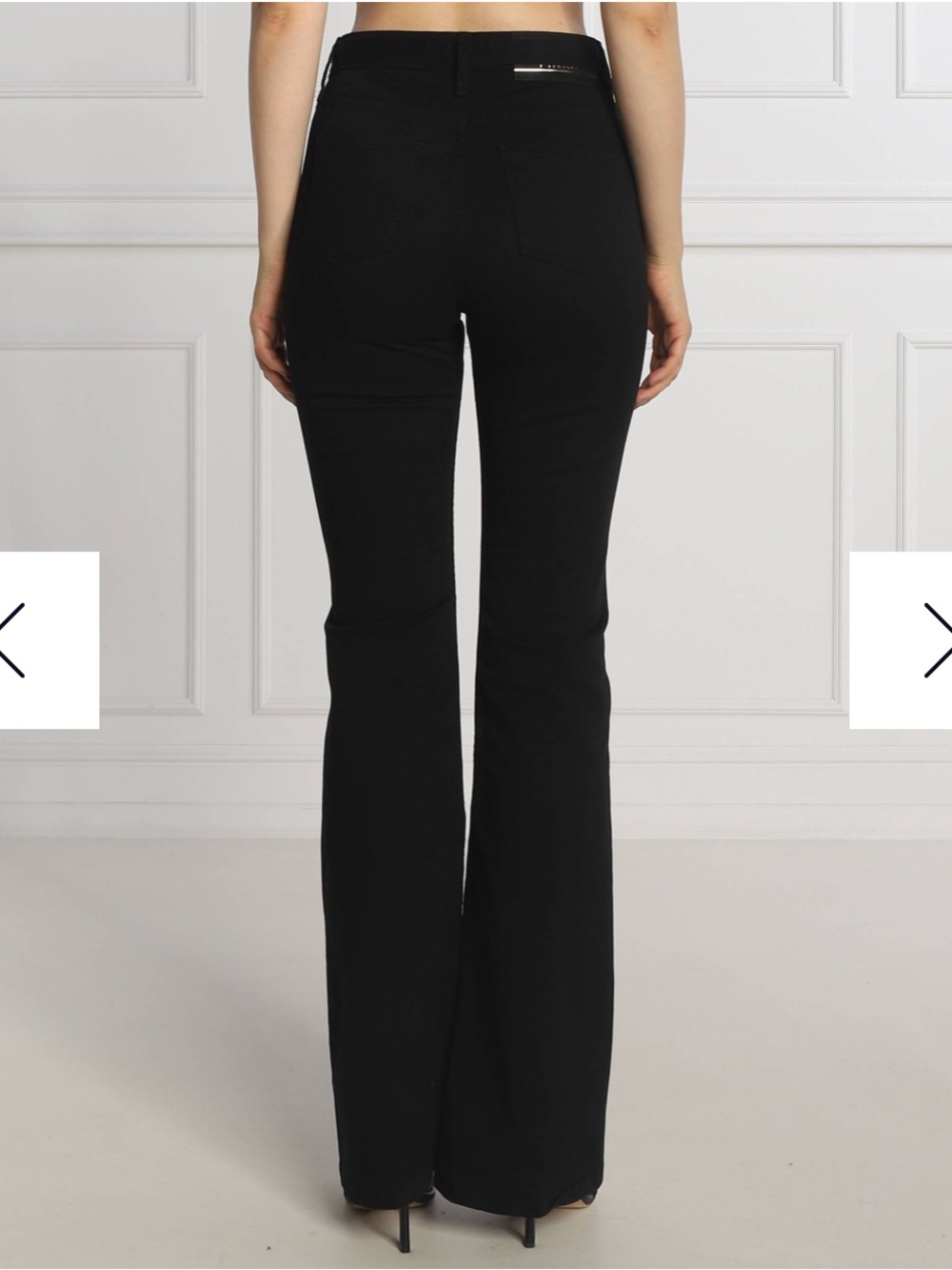 BNWT Pinko "Flora" Black Flare Jeans Pants - Picture 3 of 6
